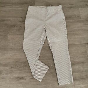 Anne Klein Black and White Striped Garment